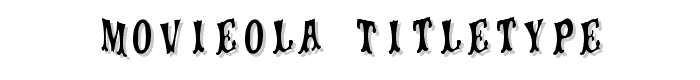 movieola titletype font